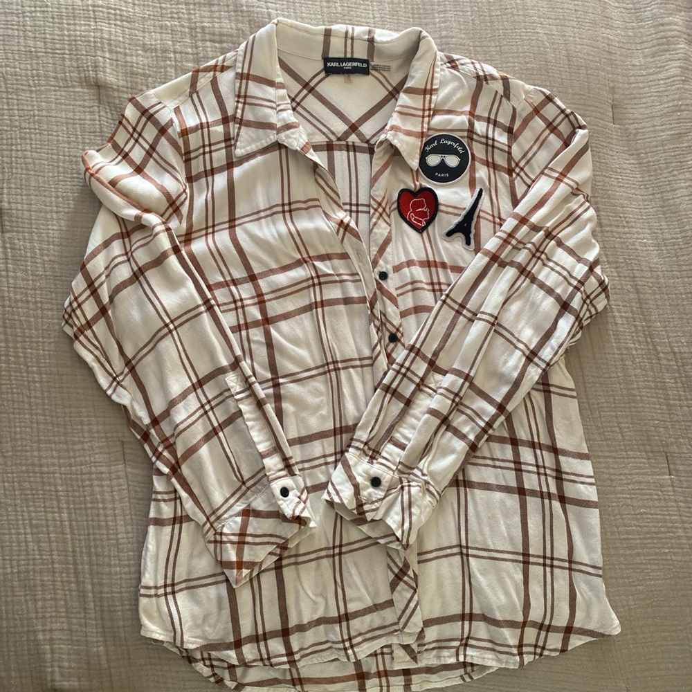 Karl cardigan blouse